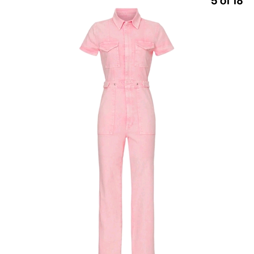 Good American Light Pink Jumpsuit